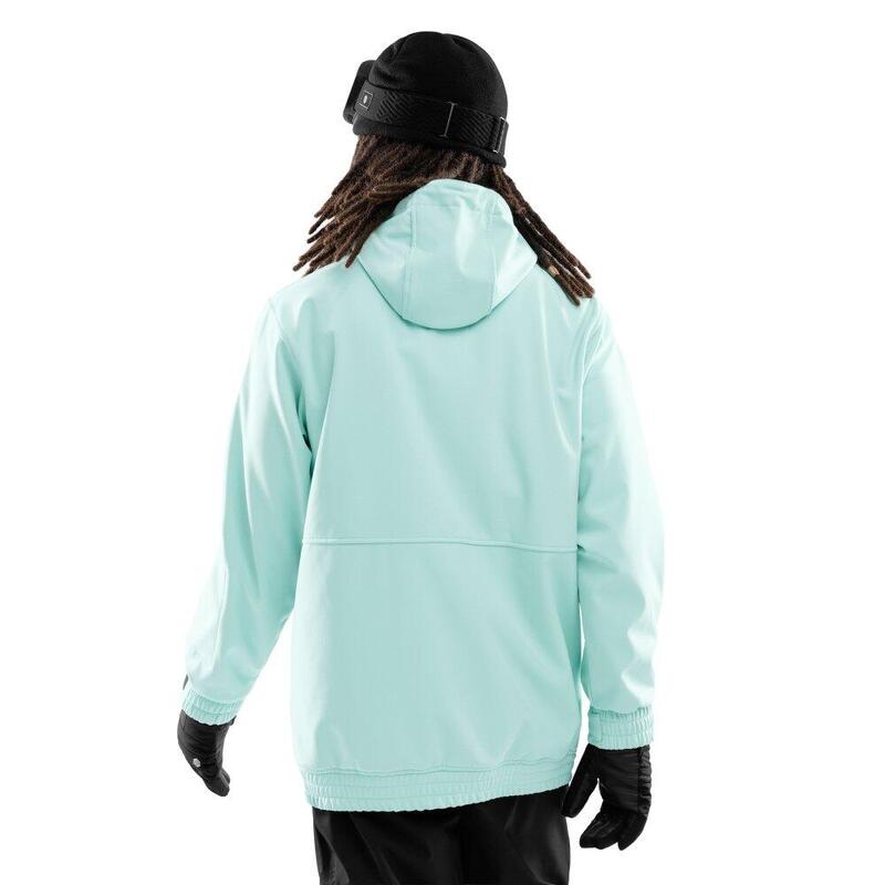 Jachetă de snowboard pentru bărbați W1 Iceberg Turcoaz Zăpadă