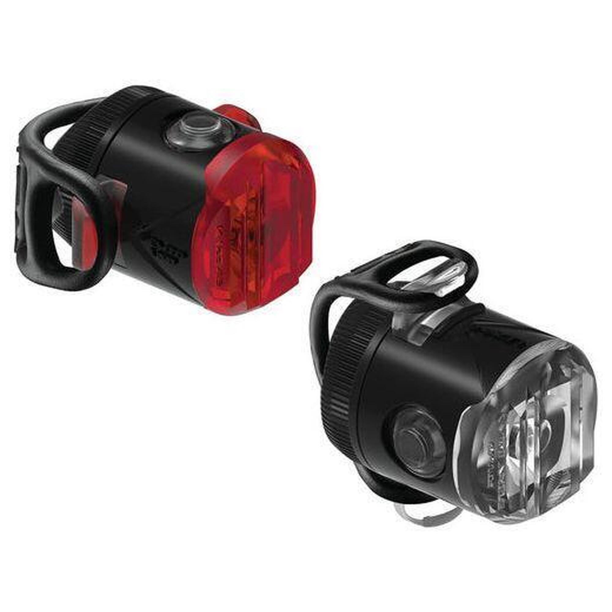 Lezyne - Paire D'Éclairages Lezyne Femto Usb C Drive Noir - Éclairage Vélo - Noir - Taille Unique - Decathlon