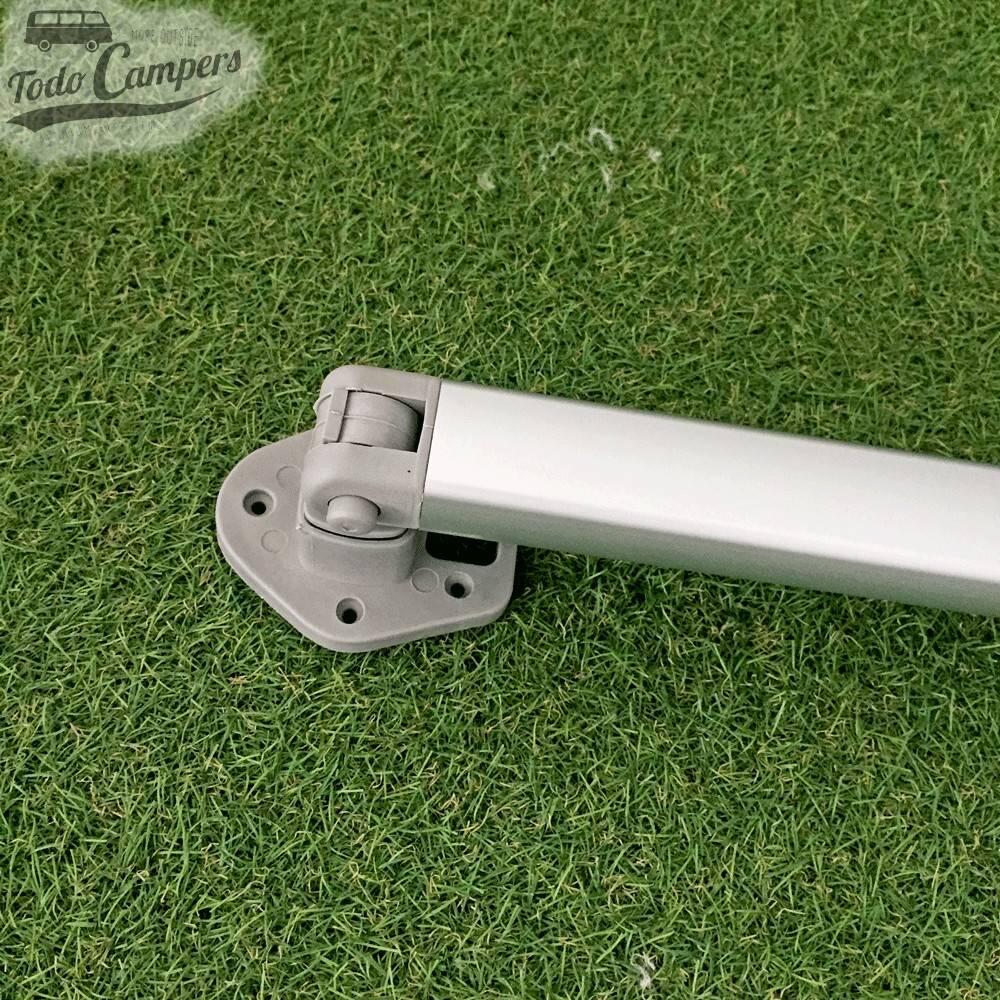 Pata plegable y extensible con pie ancho Astro para mesa camper 2/6