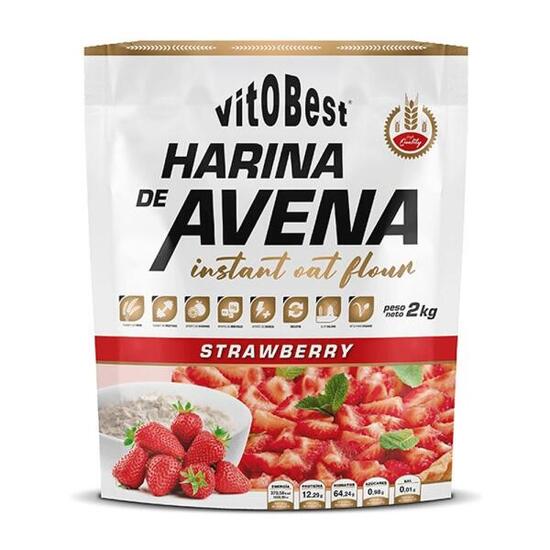 Haferflocken - 2Kg Erdbeere VitoBest
