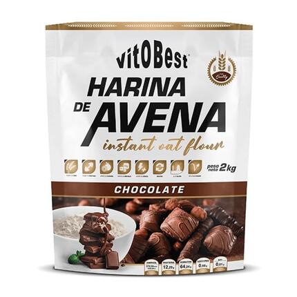 Haferflocken - 2Kg Vanillepudding mit Schokolade VitoBest