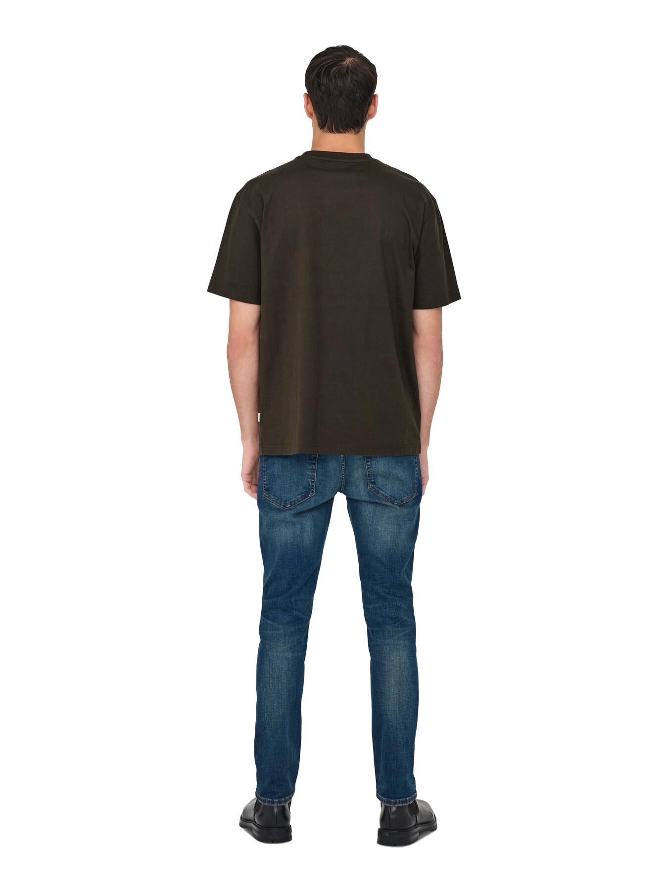 Fred T-Shirt Heren Korte mouw Mulch 5/5