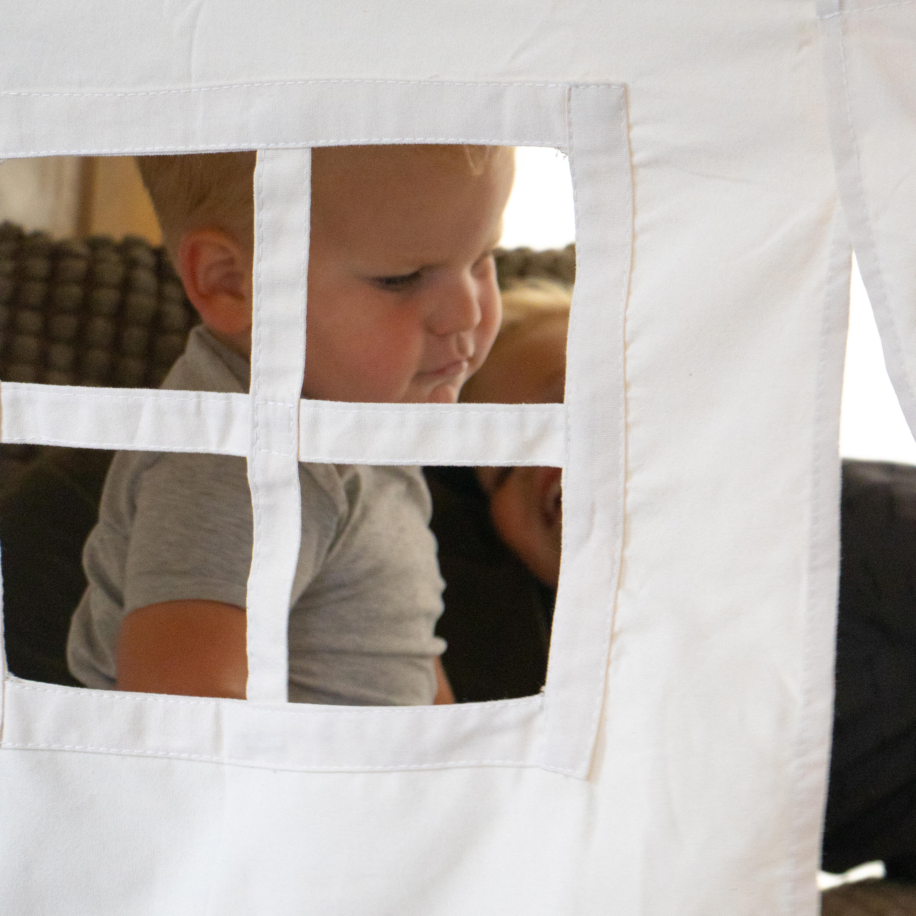 Sunny Nova Tenda da tavolo in cotone | 3 finestre 360 x 260 x 100 cm, Crema 6/7