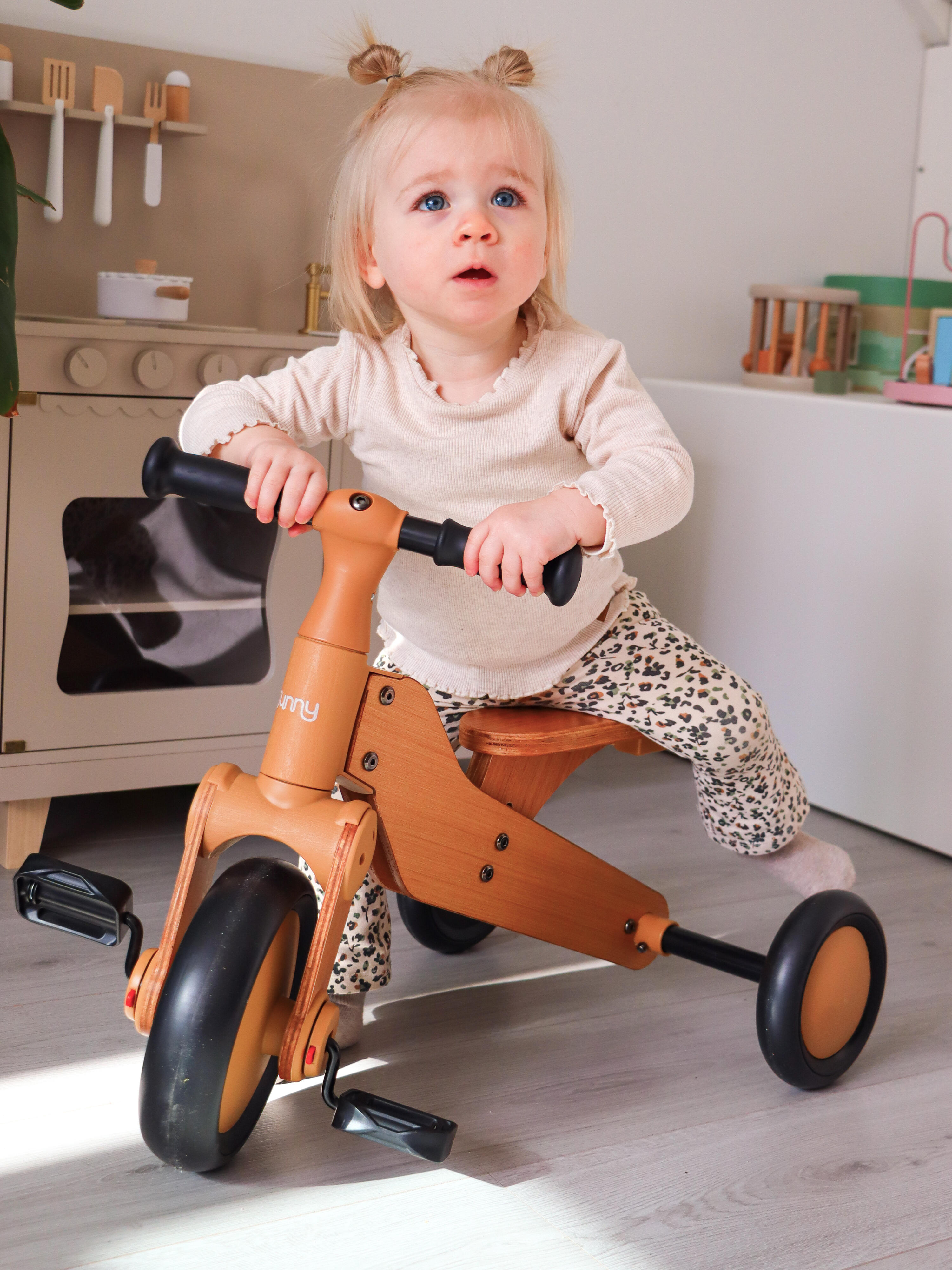 Draisienne/Tricycle - Bois, 3 roues, 2/5 ans, Walker 2-en-1 1000 4/7