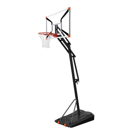 Panier de Basket sur Pied Premium, 230-305 cm, + 6 ans, Orange/Blanc