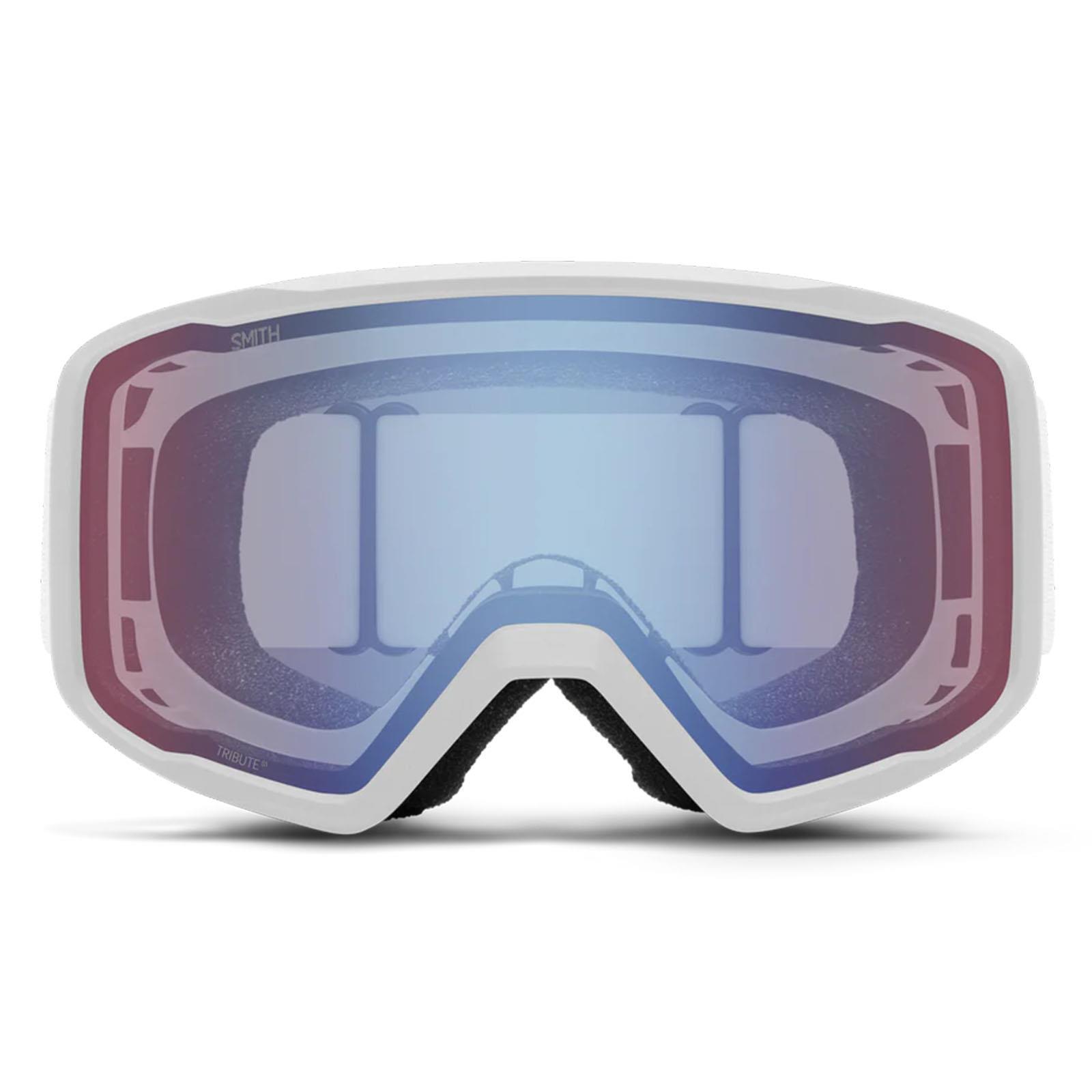 Máscara esquí / nieve Smith Tribute Men's White Cat1 2/4