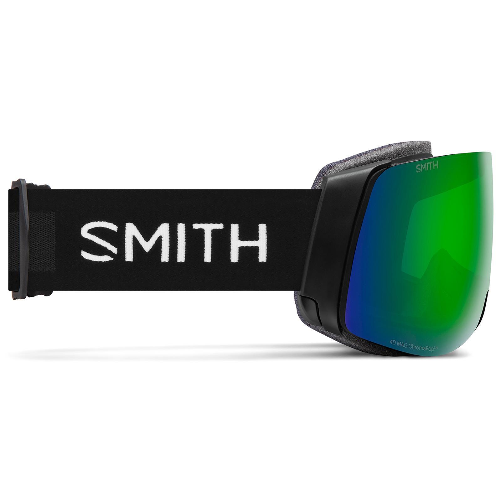 Máscara de esquí / nieve Smith 4D Mag Black ChromaPop Cat3 + Cat1 para hombre 4/6