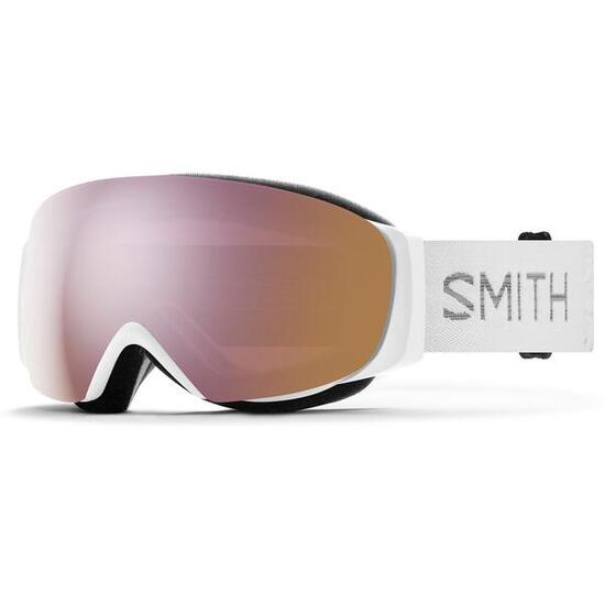 Ski-/Schneemaske Smith IO Mag S Cat S2+S1 Weiß Grobstrick