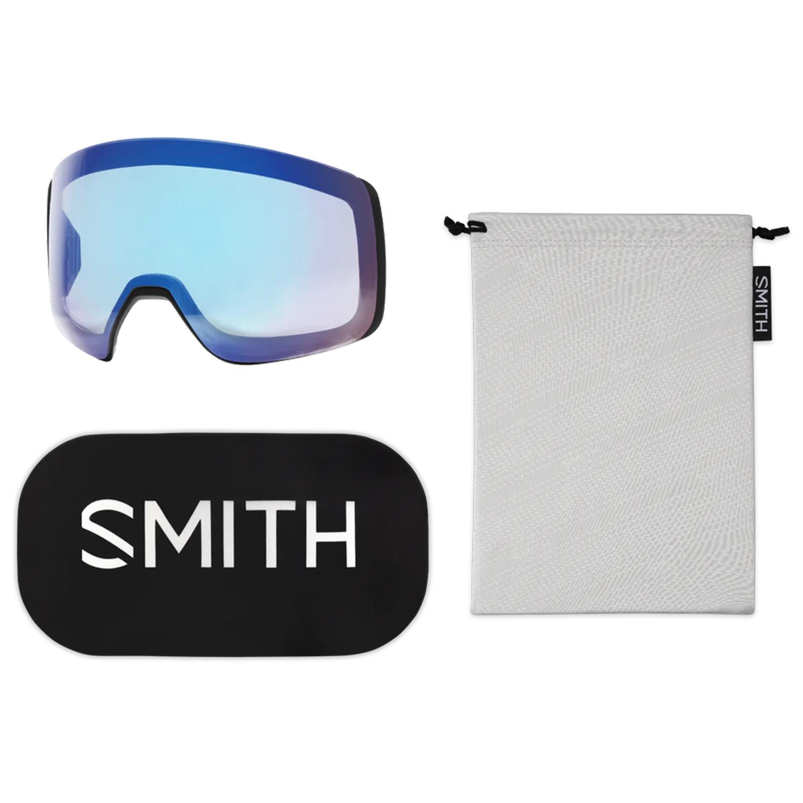Máscara de esquí / nieve Smith 4D Mag Black ChromaPop Cat3 + Cat1 para hombre 6/6