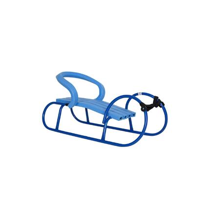 Sanki dla dzieci z Oparciem niebieskie Baranek Eliton Corciano