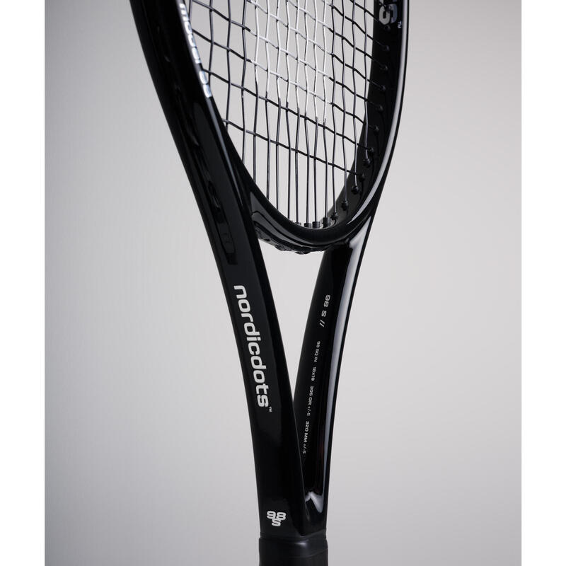 Rachetă de tenis model 98 S - Negru lucios