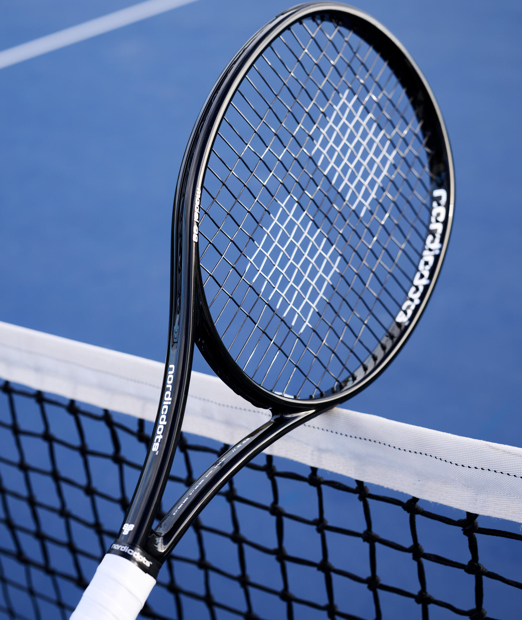Tennisschläger Modell 98 S Schwarzer Glanz 2/4