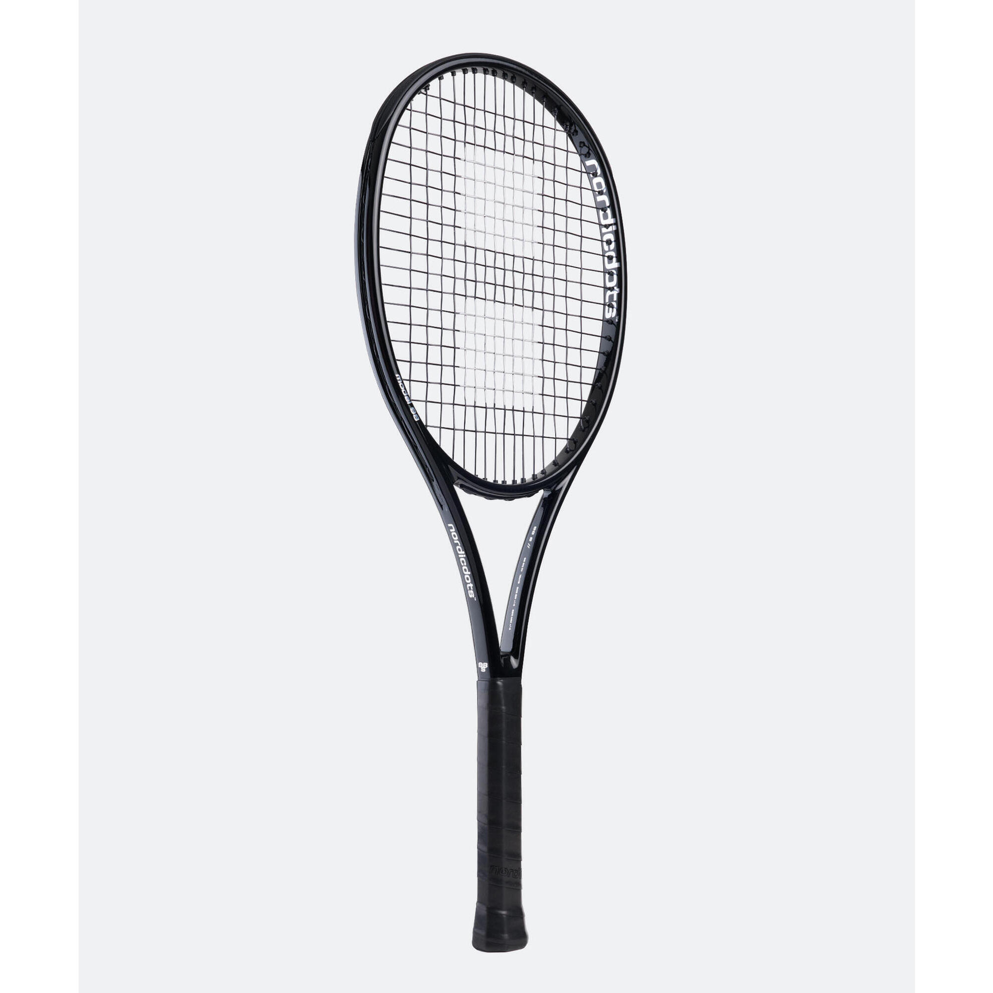 NORDICDOTS Tenisová raketa model 98 S - Black Gloss
