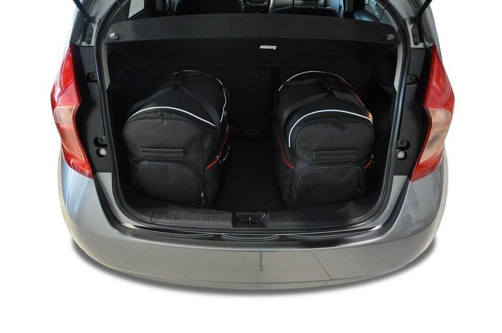 NISSAN NOTE 2013-2016 KOFFERRAUMTASCHEN SET 3 STK 2/8