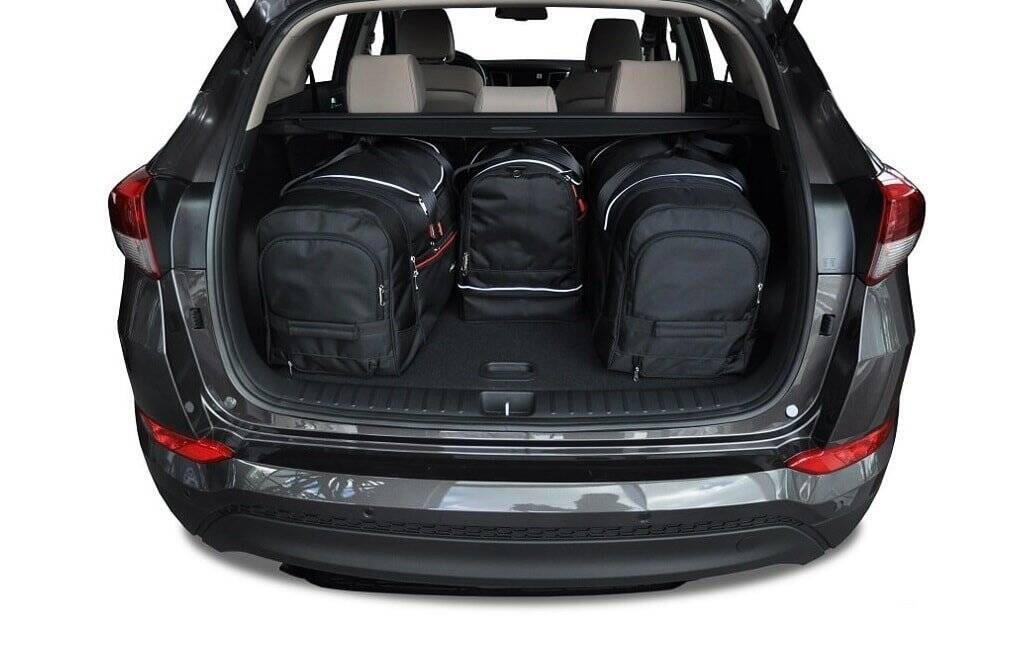 HYUNDAI TUCSON 2015-2020 KOFFERRAUMTASCHEN SET 4 STK 2/8
