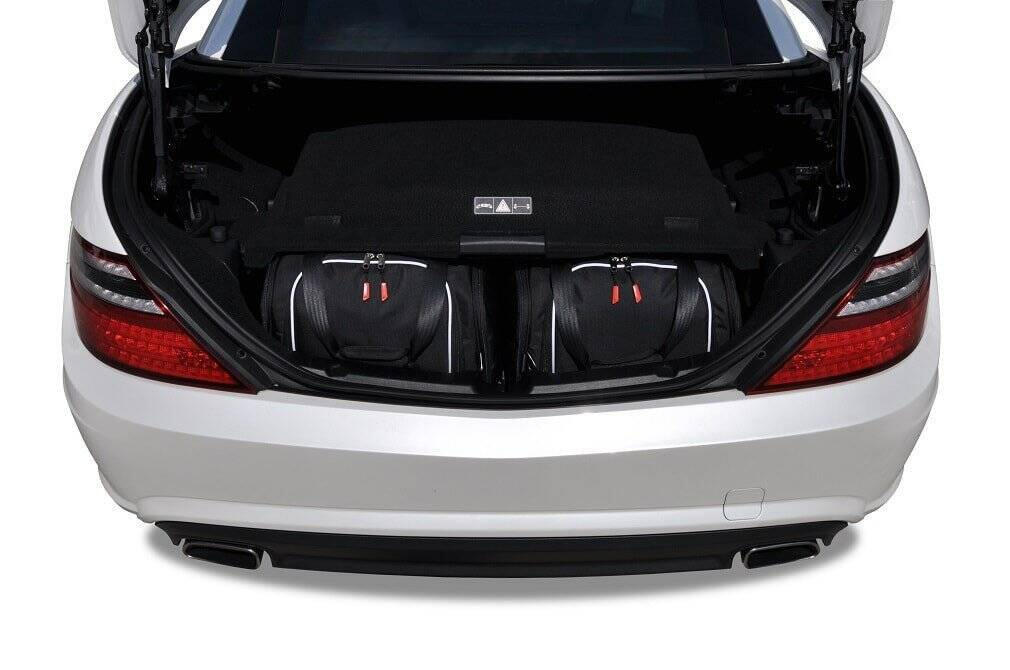 MERCEDES-BENZ SLK 2011-2015 KOFFERRAUMTASCHEN SET 2 STK 2/8