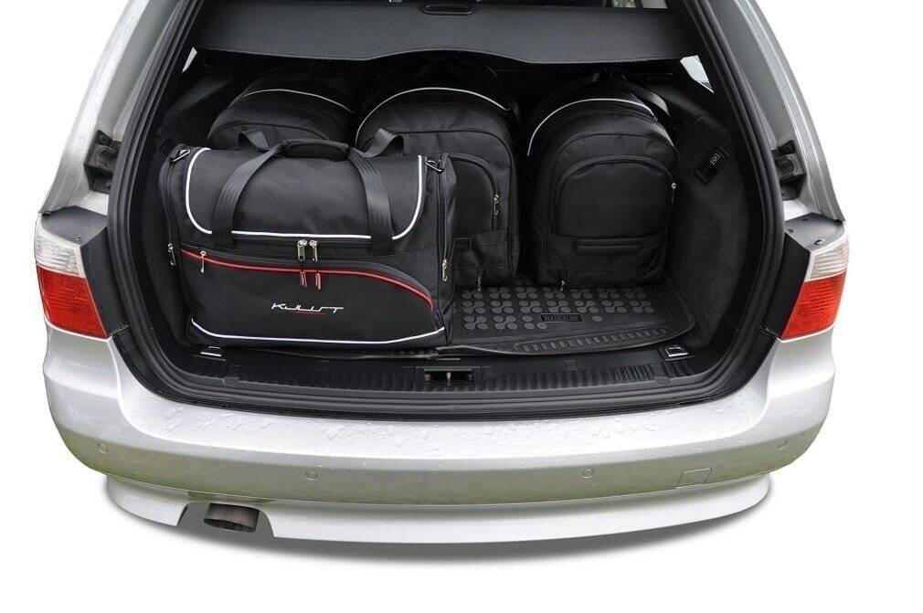 BMW 5 TOURING 2003-2010 KOFFERRAUMTASCHEN SET 5 STK 2/8