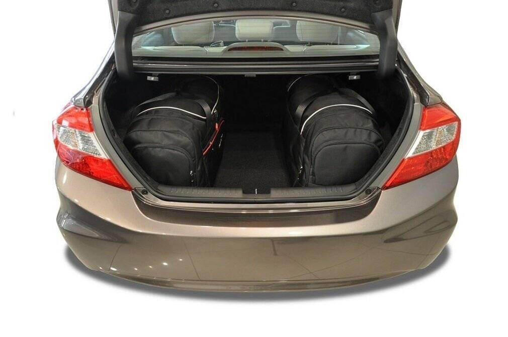HONDA CIVIC LIMOUSINE 2012-2017 KOFFERRAUMTASCHEN SET 4 STK 2/8