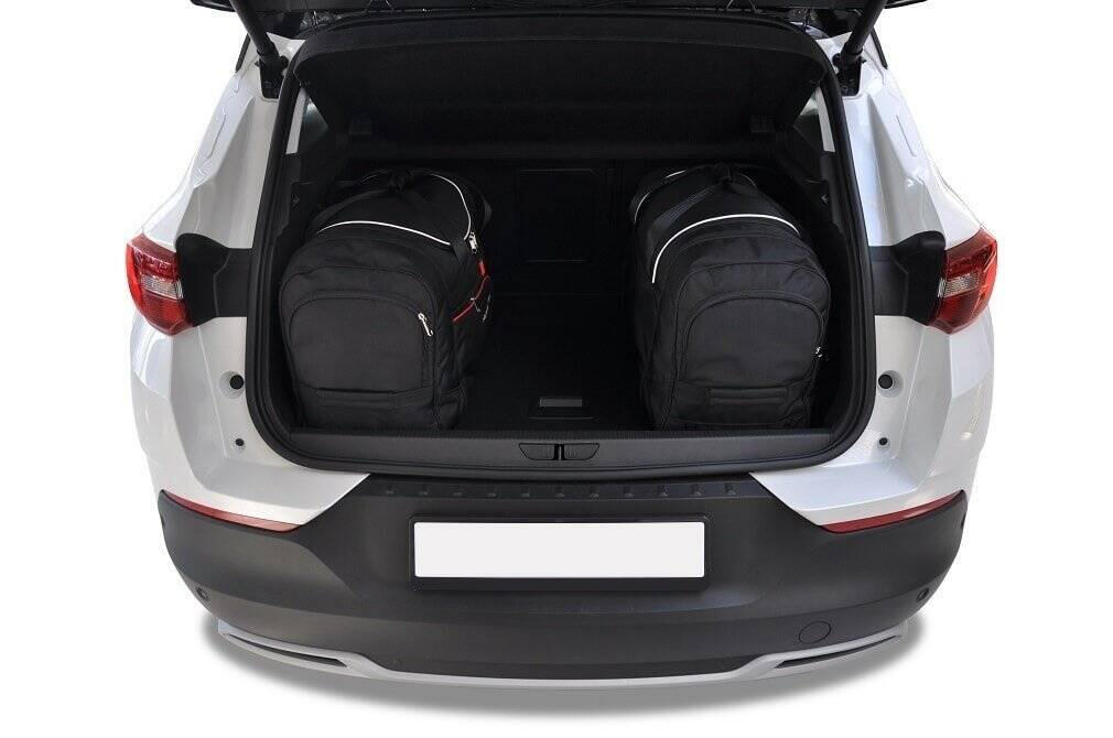 OPEL GRANDLAND X 2017+ KOFFERRAUMTASCHEN SET 4 STK 3/8