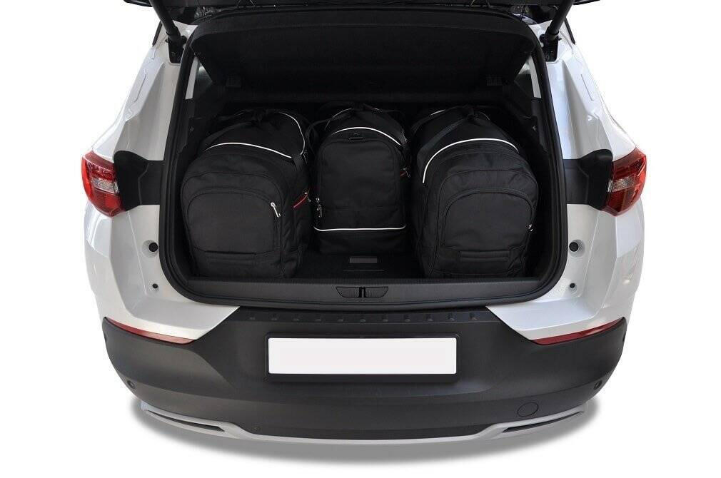OPEL GRANDLAND X 2017+ KOFFERRAUMTASCHEN SET 4 STK 2/8