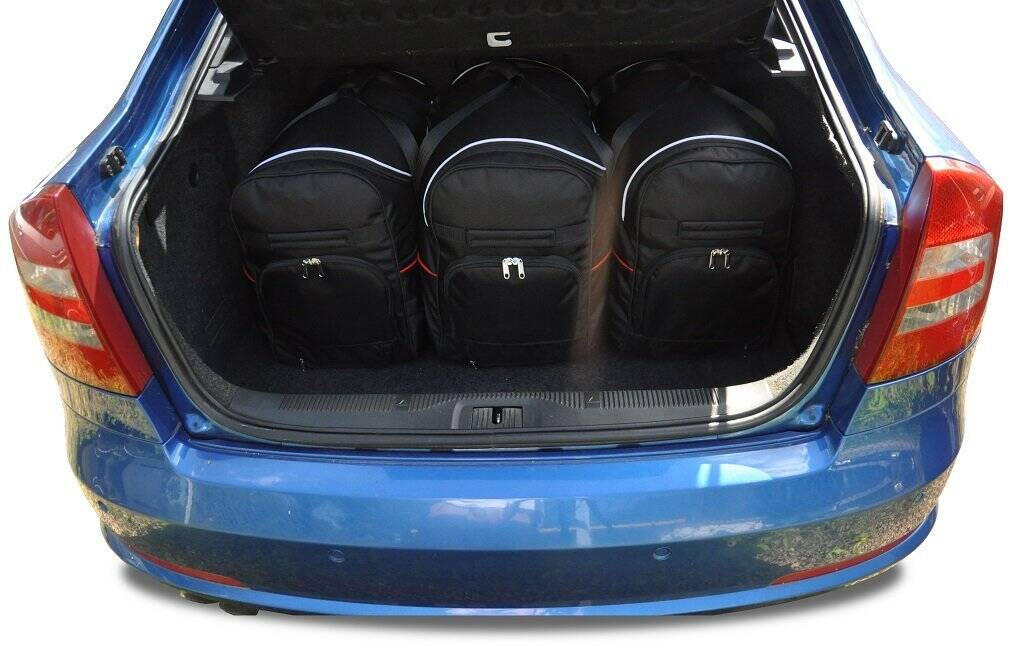 SKODA OCTAVIA HATCHBACK 2004-2013 KOFFERRAUMTASCHEN SET 5 STK 2/8