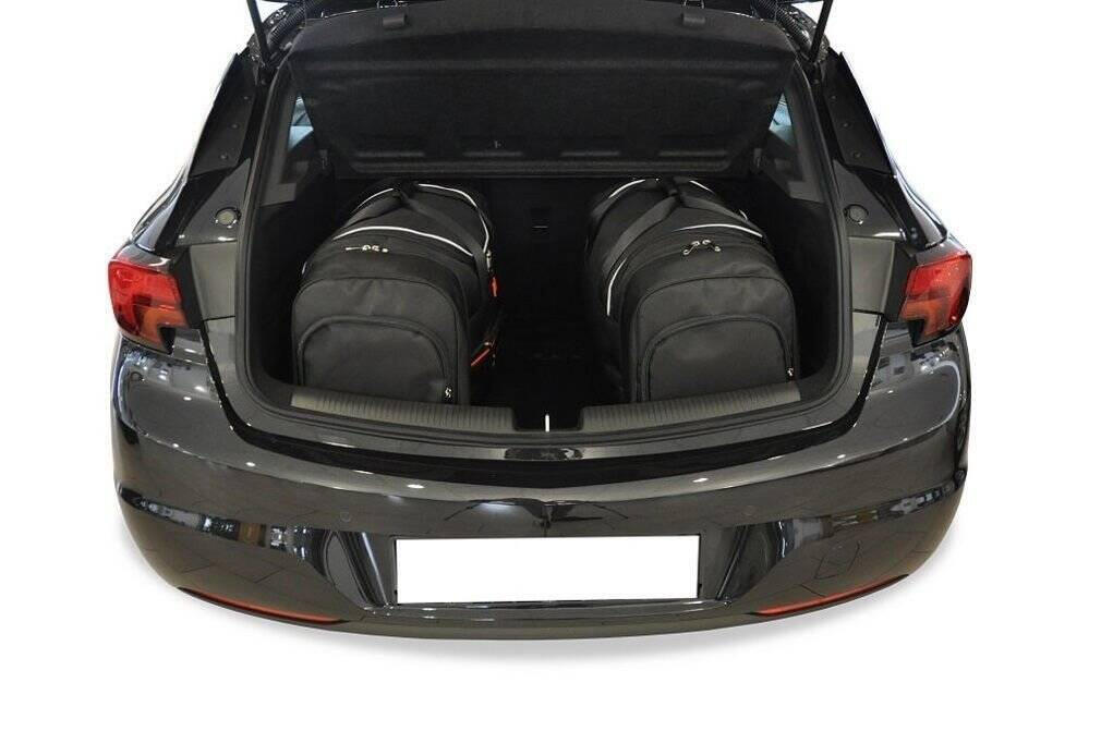 OPEL ASTRA HATCHBACK 2015-2021 KOFFERRAUMTASCHEN SET 4 STK 3/8