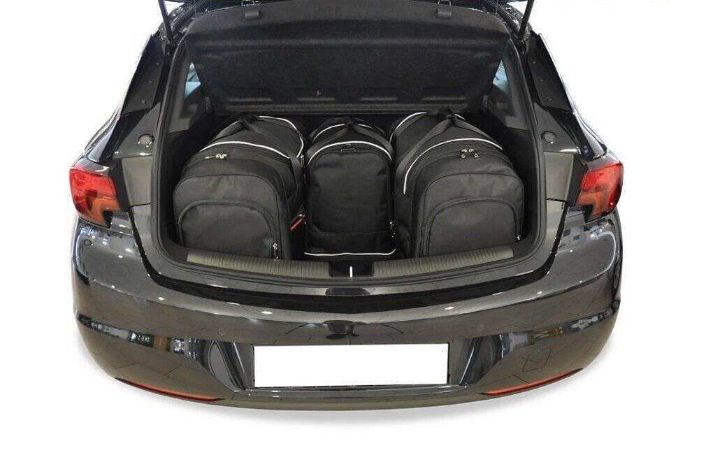 OPEL ASTRA HATCHBACK 2015-2021 KOFFERRAUMTASCHEN SET 4 STK 2/8