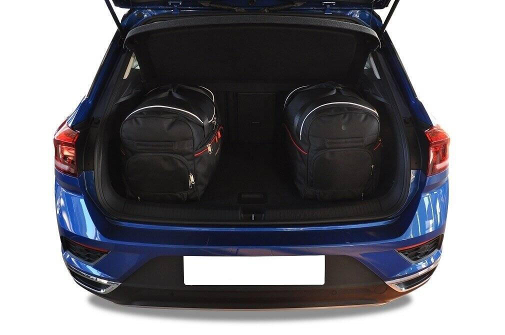 VW T-ROC 2017+ KOFFERRAUMTASCHEN SET 3 STK 2/8