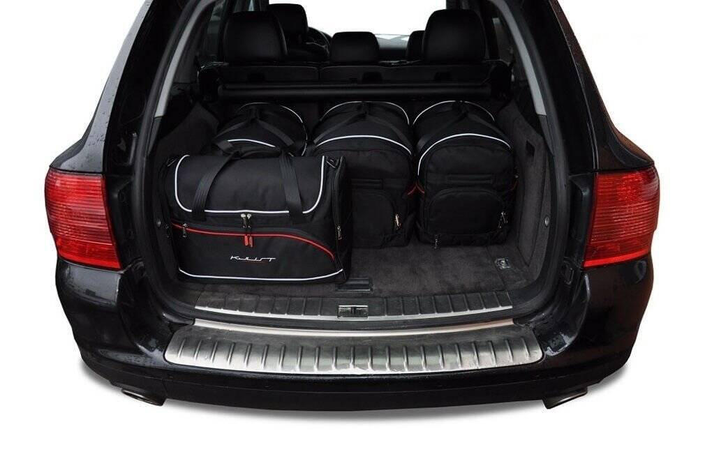 PORSCHE CAYENNE 2002-2010 KOFFERRAUMTASCHEN SET 5 STK 2/8
