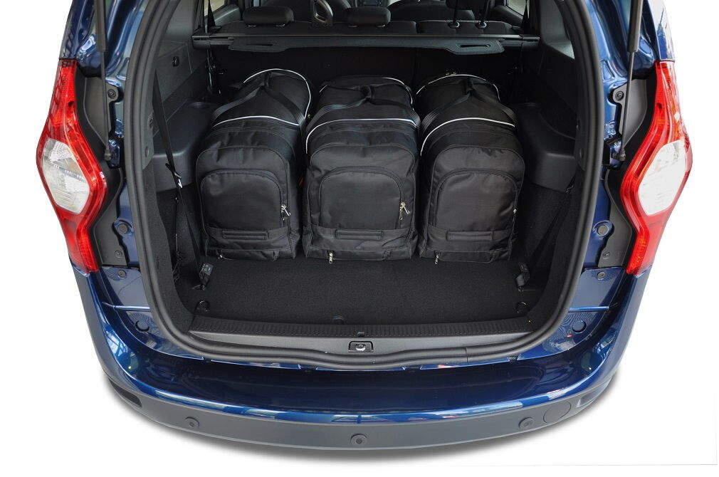 DACIA LODGY 2012-2022 KOFFERRAUMTASCHEN SET 5 STK 3/8