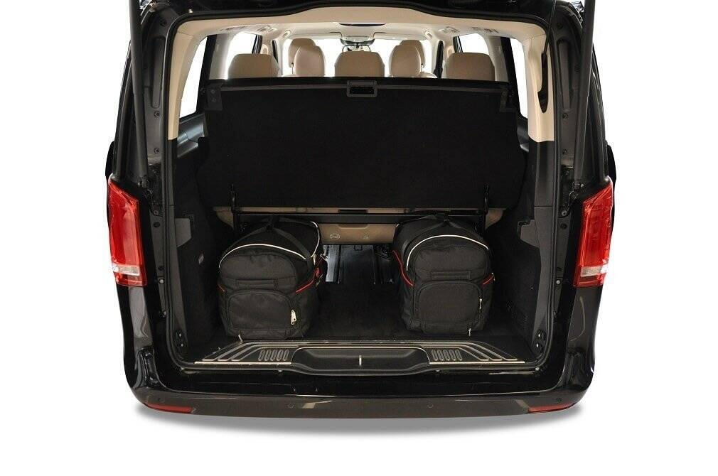 MERCEDES-BENZ V LONG 2015+ KOFFERRAUMTASCHEN SET 7 STK 4/8