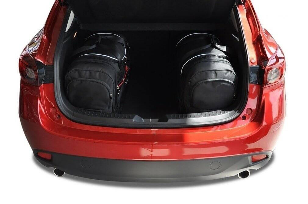 MAZDA 3 HATCHBACK 2013-2018 KOFFERRAUMTASCHEN SET 4 STK 3/8