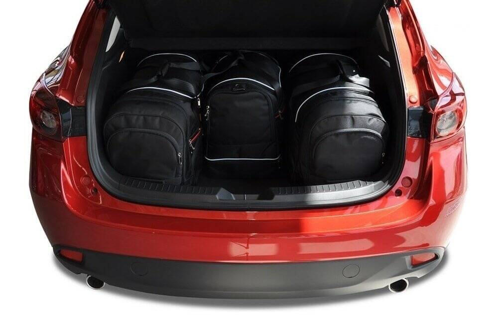 MAZDA 3 HATCHBACK 2013-2018 KOFFERRAUMTASCHEN SET 4 STK 2/8