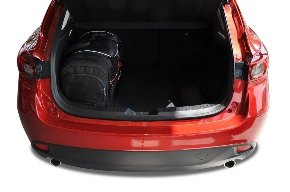 MAZDA 3 HATCHBACK 2013-2018 KOFFERRAUMTASCHEN SET 4 STK 4/8