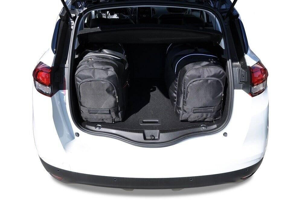 RENAULT SCENIC 2015-2019 KOFFERRAUMTASCHEN SET 4 STK 3/8