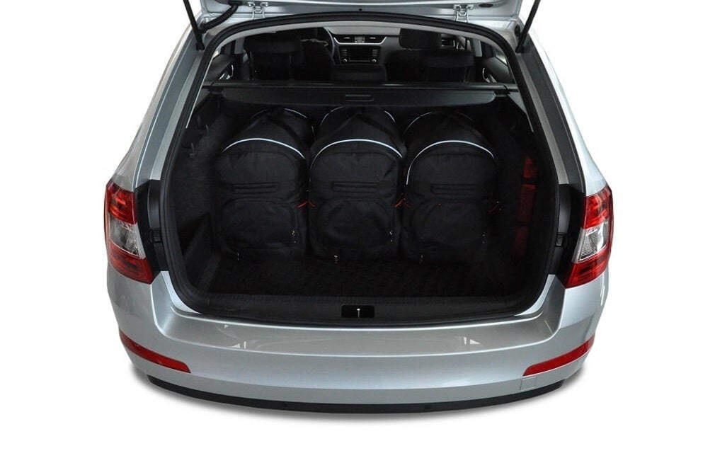 SKODA OCTAVIA KOMBI 2013-2020 KOFFERRAUMTASCHEN SET 5 STK 3/8