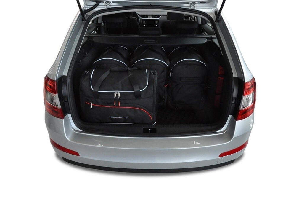 SKODA OCTAVIA KOMBI 2013-2020 KOFFERRAUMTASCHEN SET 5 STK 2/8