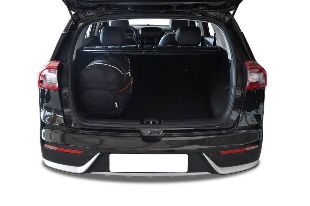 KIA NIRO PHEV 2017+ KOFFERRAUMTASCHEN SET 3 STK 3/8