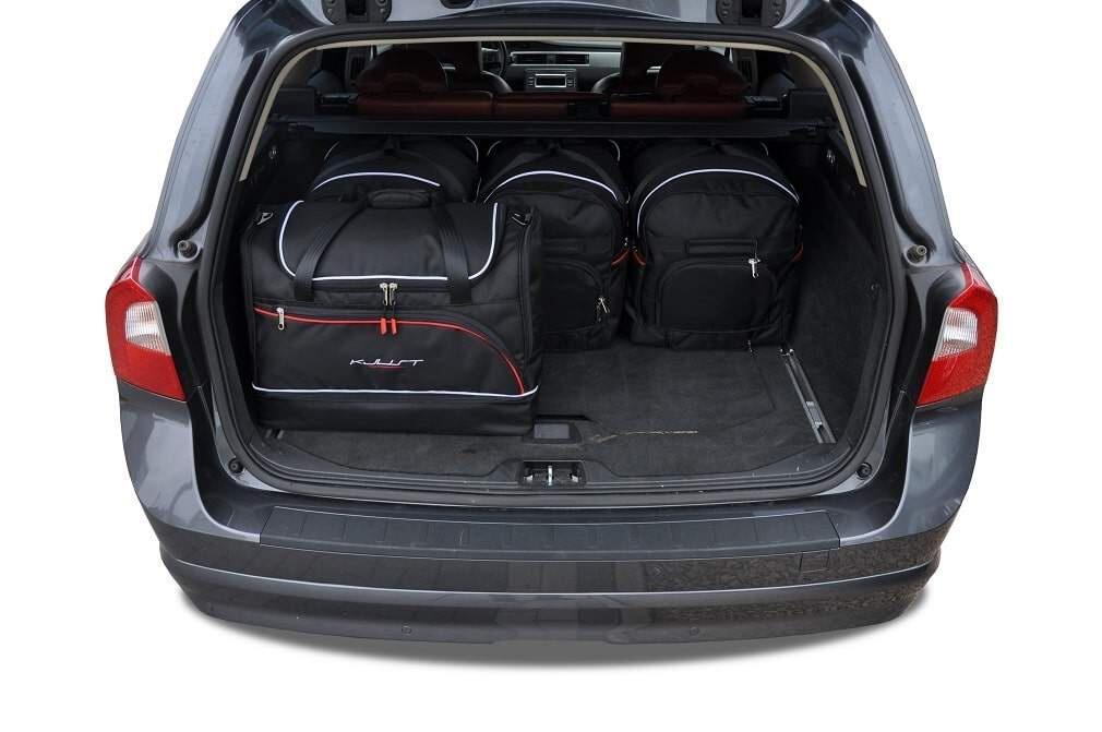 VOLVO V70 2007-2016 KOFFERRAUMTASCHEN SET 5 STK 2/8