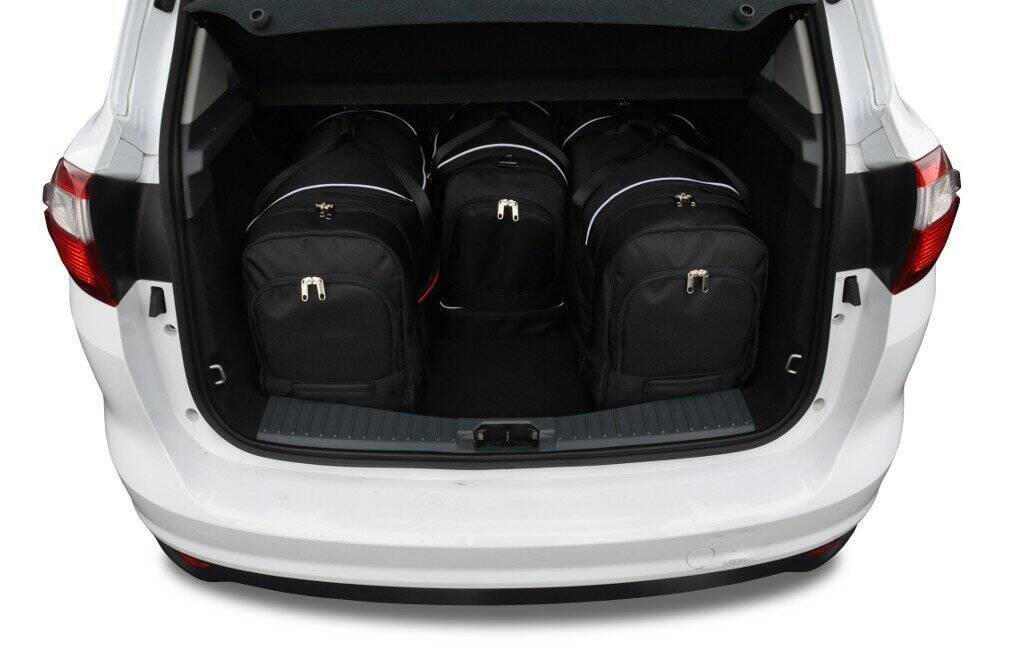 FORD C-Max 2010-2019 KOFFERRAUMTASCHEN SET 4 STK 2/8