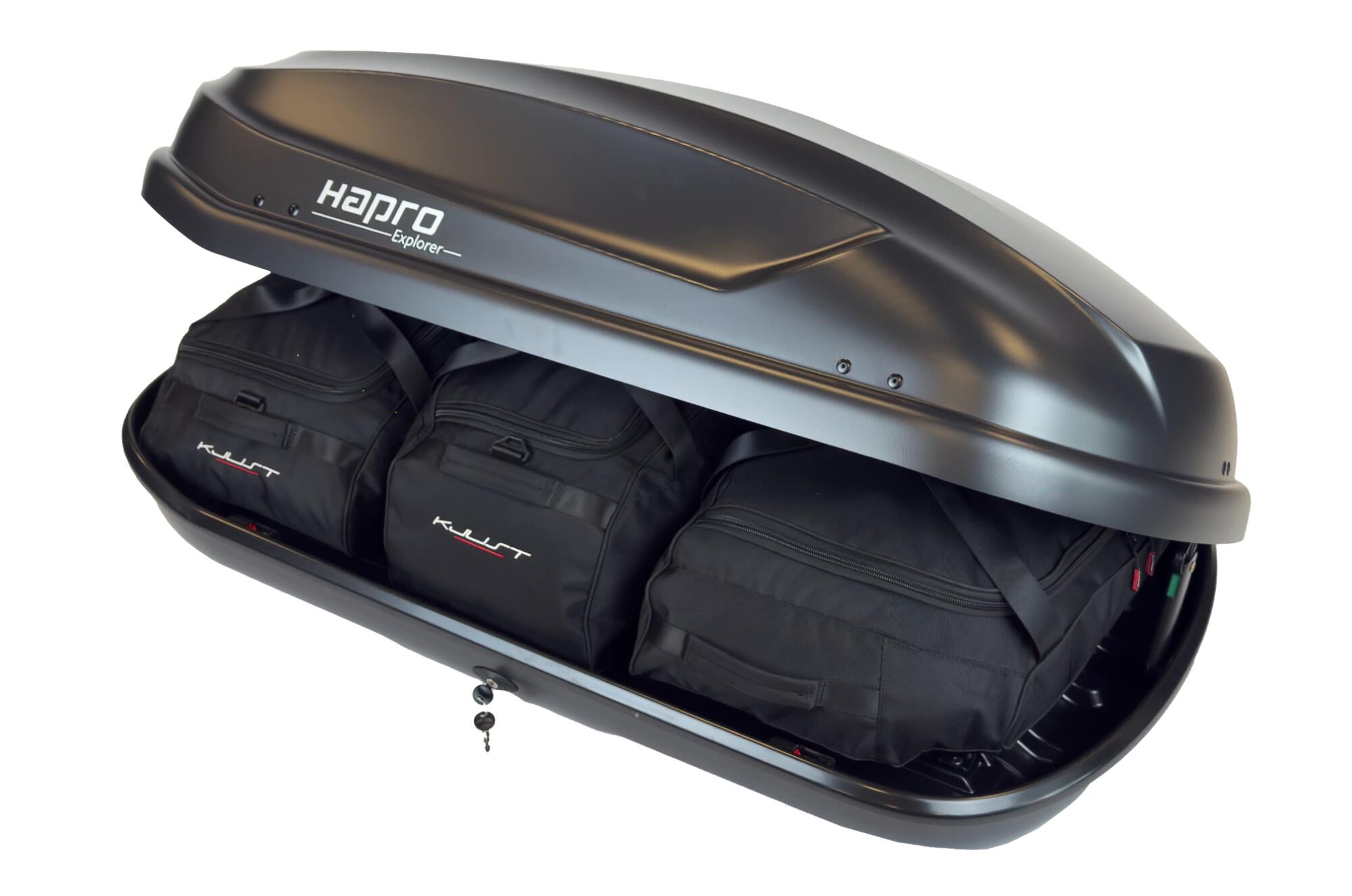 Set de 3 sacs pour coffre de toit HAPRO EXPLORER 100 1/8