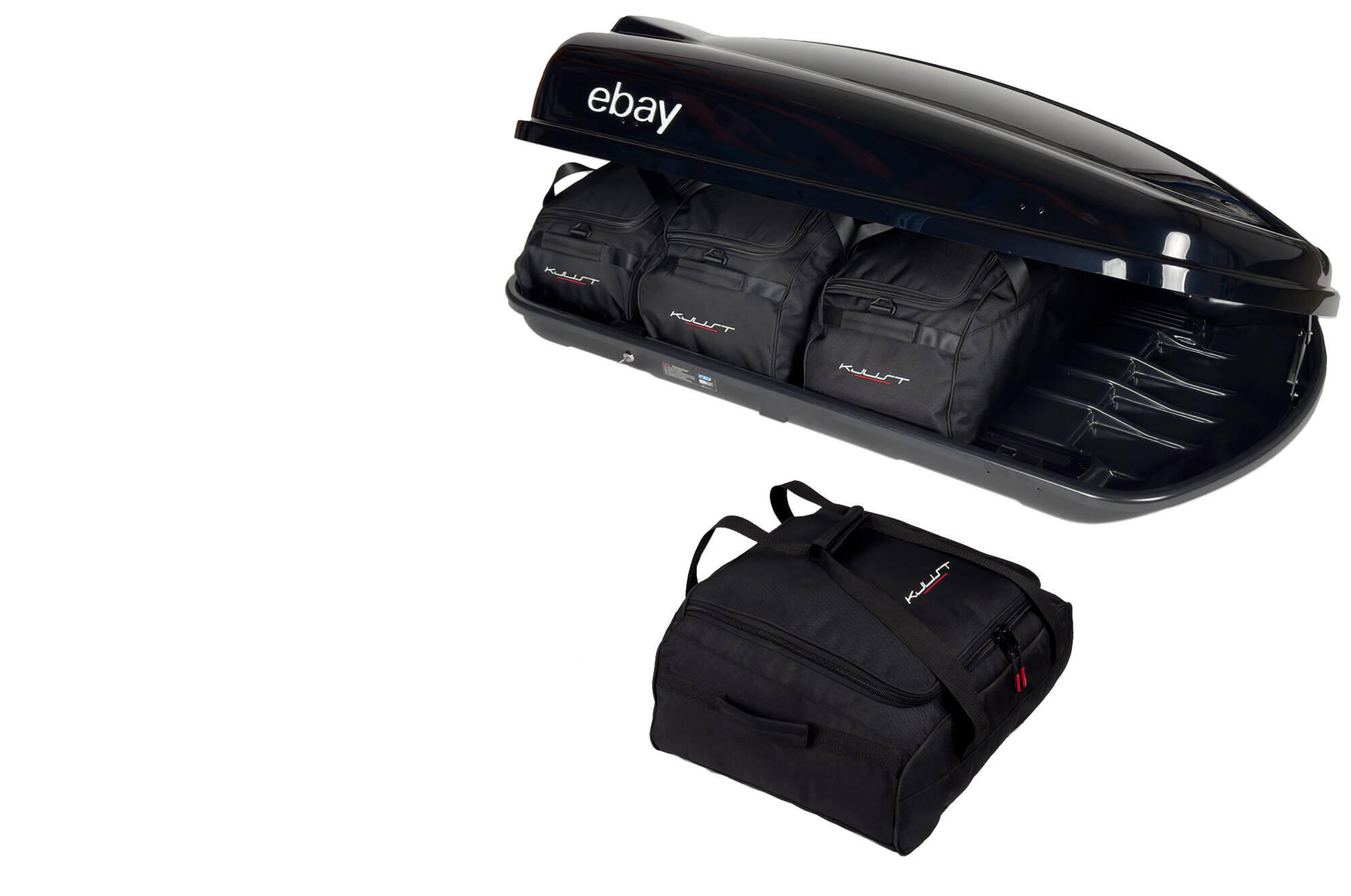 TASCHEN SET 4 STK FÜR DACHBOX LEVUP EBAY EDITION 420 3/6