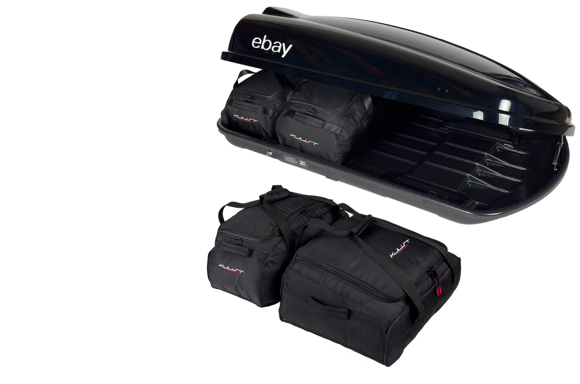 TASCHEN SET 4 STK FÜR DACHBOX LEVUP EBAY EDITION 420 4/6