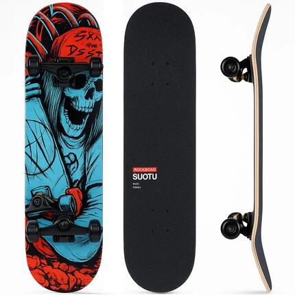 Skateboard - Skull adulte