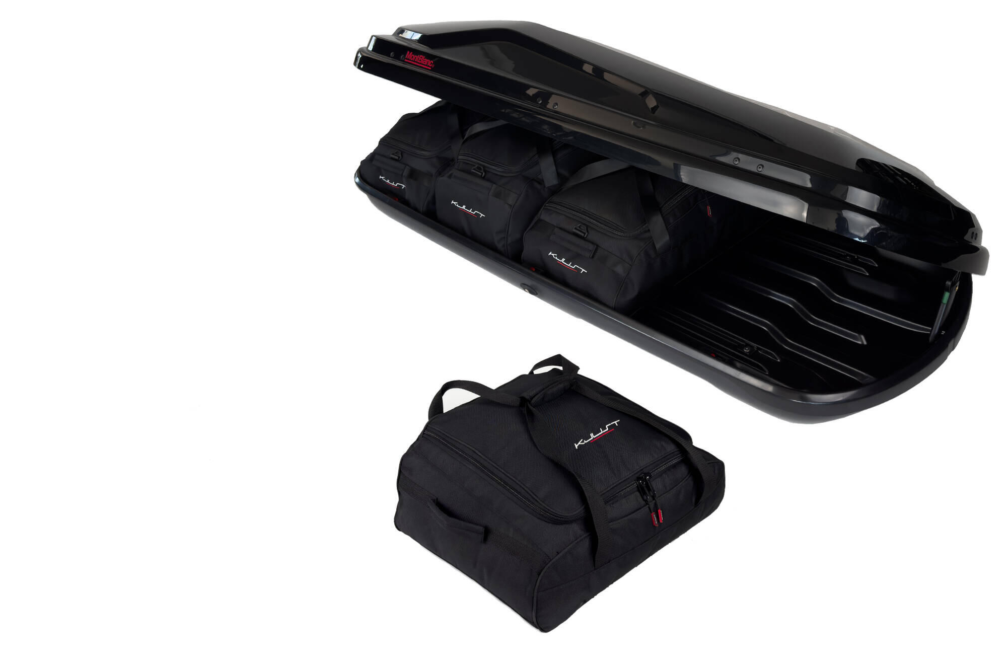 TASCHEN SET 4 STK FÜR DACHBOX MONTBLANC ALTITUDE 350 3/6