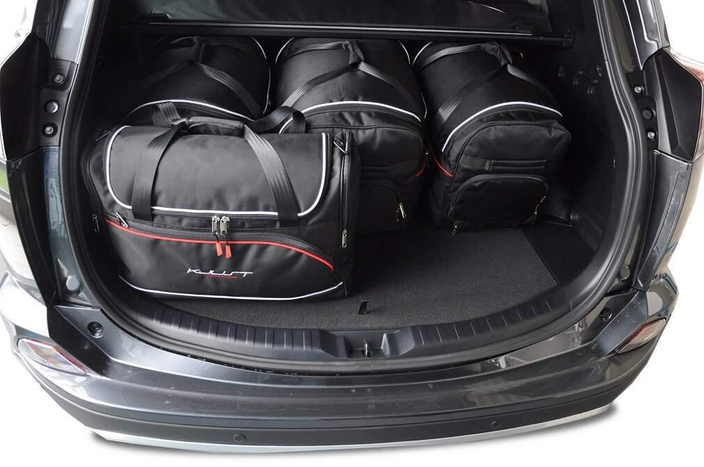 TOYOTA RAV4 HYBRID 2016-2018 KOFFERRAUMTASCHEN SET 5 STK 2/8