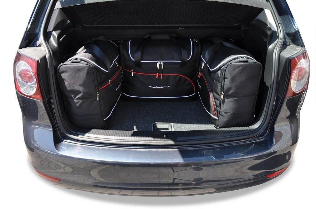 VW GOLF PLUS 2008-2012 KOFFERRAUMTASCHEN SET 4 STK 2/8