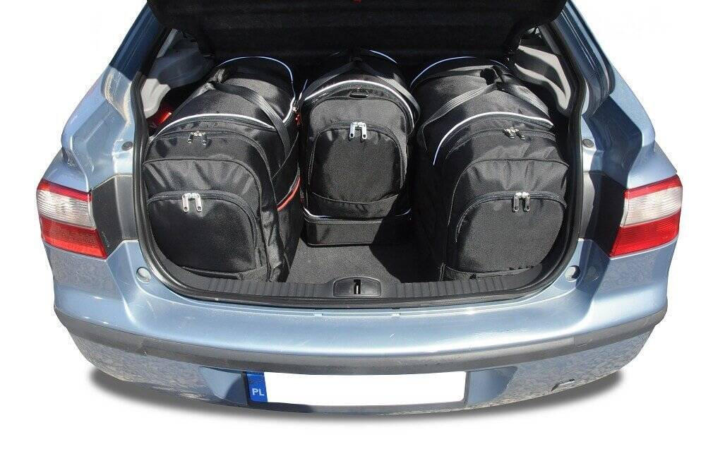 RENAULT LAGUNA HATCHBACK 2001-2007 KOFFERRAUMTASCHEN SET 4 STK 2/8
