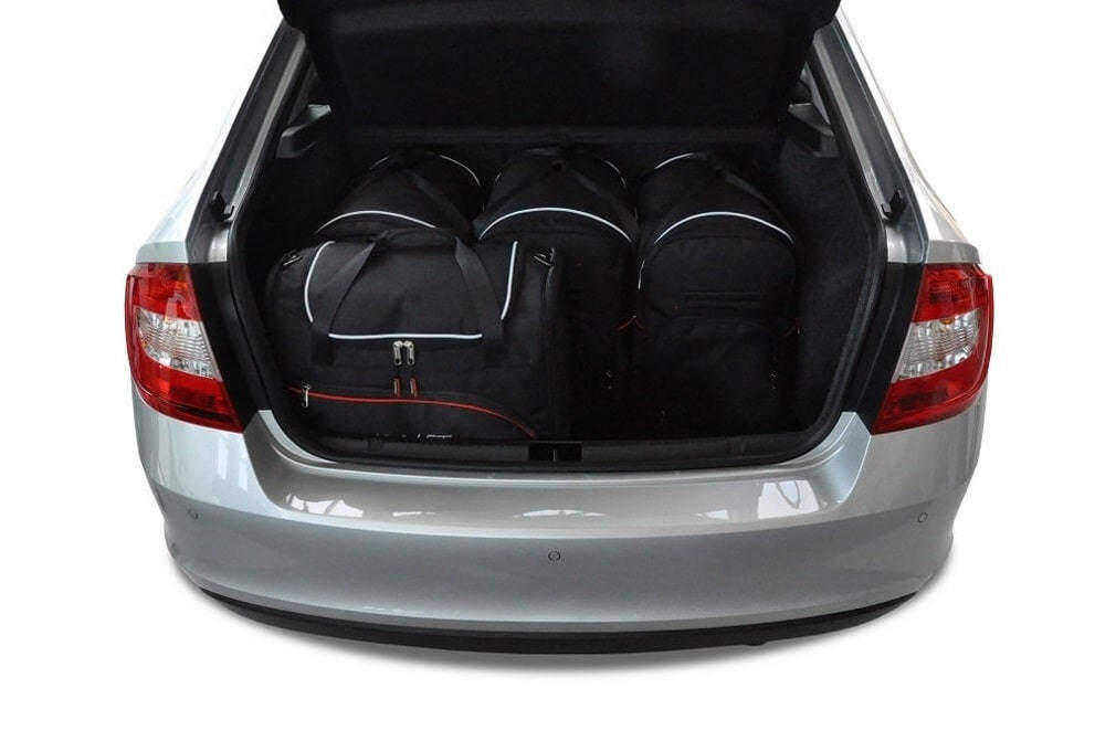 SKODA RAPID LIFTBACK 2012-2019 KOFFERRAUMTASCHEN SET 5 STK 2/8