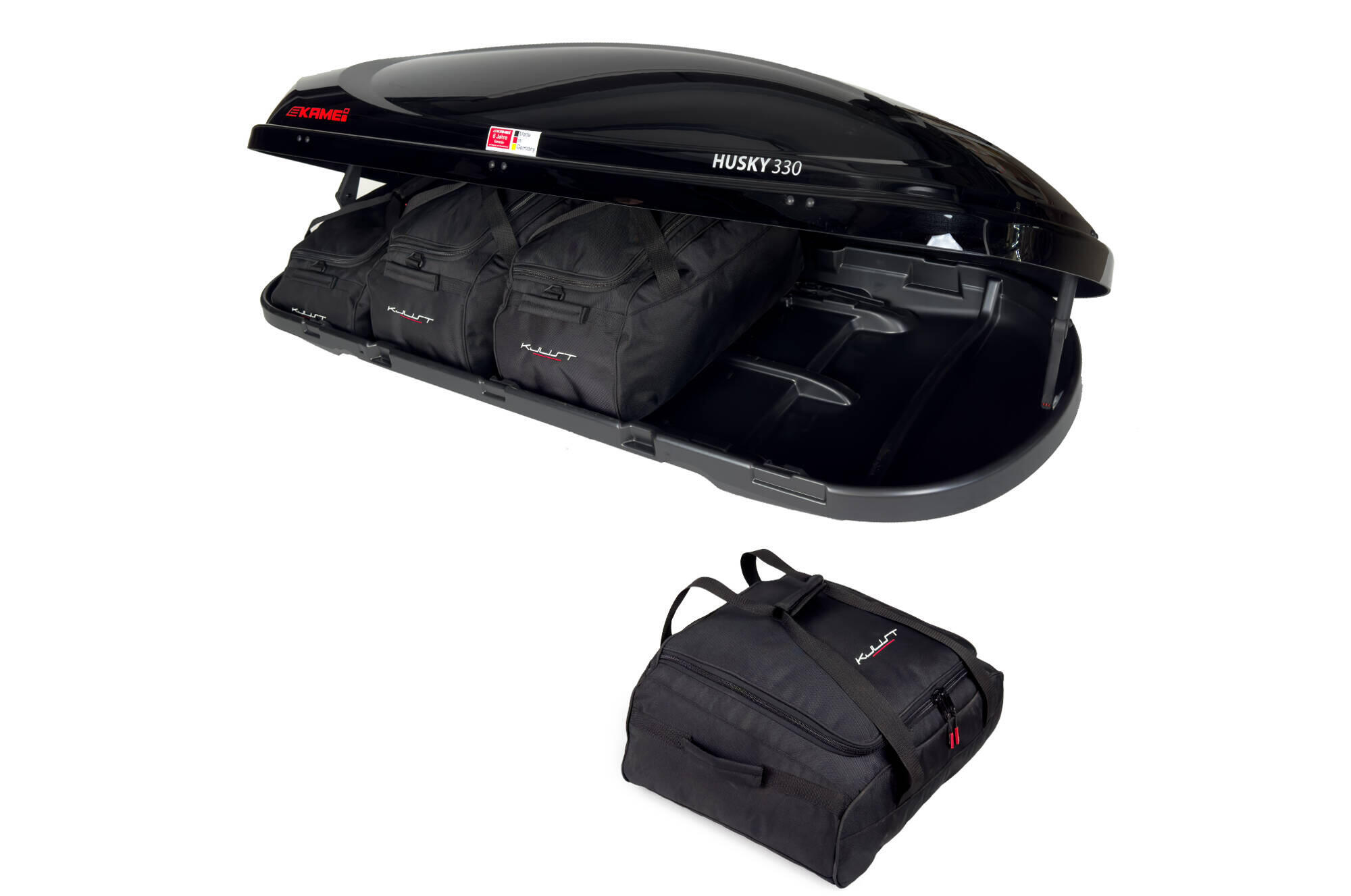 SACS SET 4 PCS POUR COFFRE DE TOIT KAMEI HUSKY 330 4/8